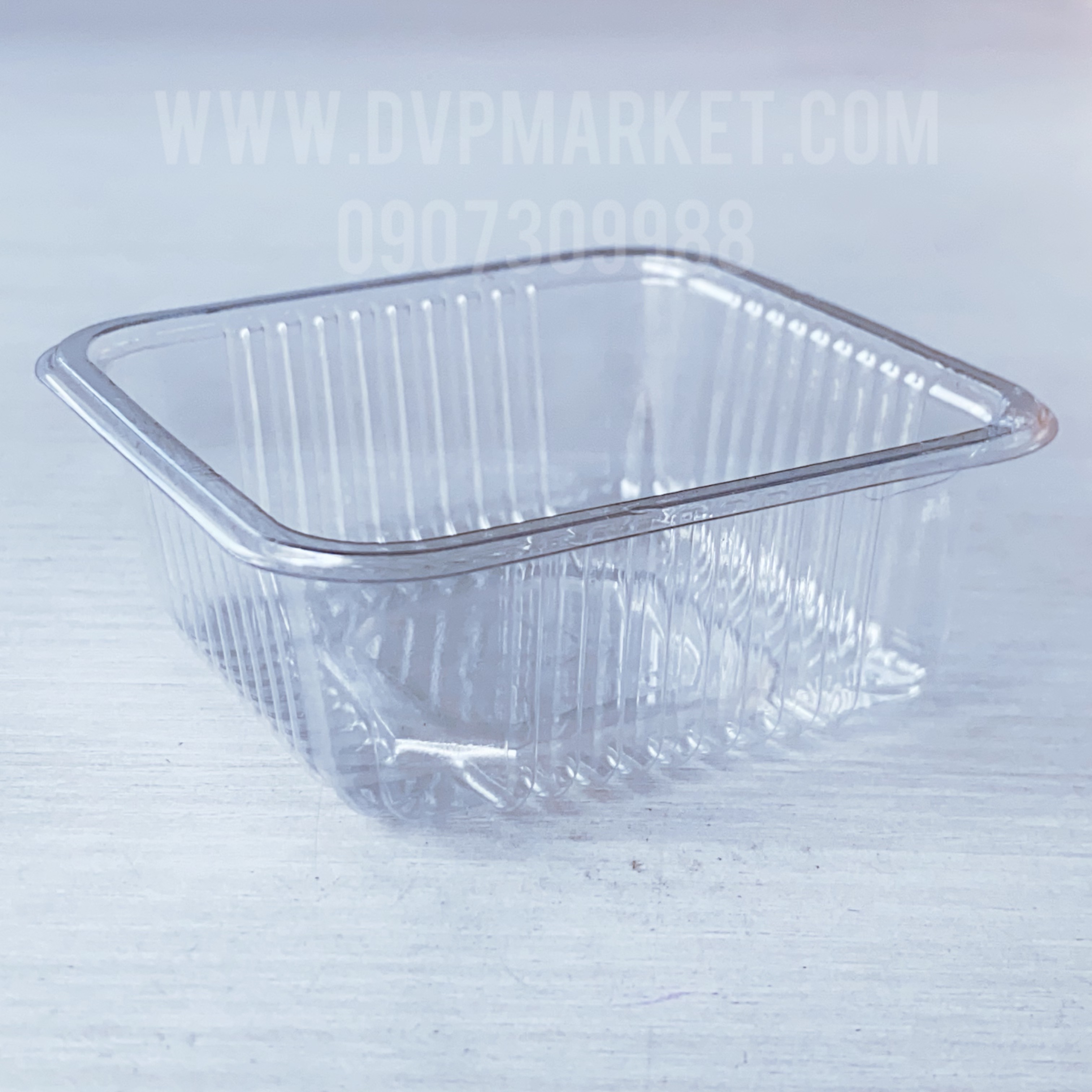 Trung Thu - Khay đựng bánh - Vuông - Trong - Xấp 50c - 6.5 (50g)