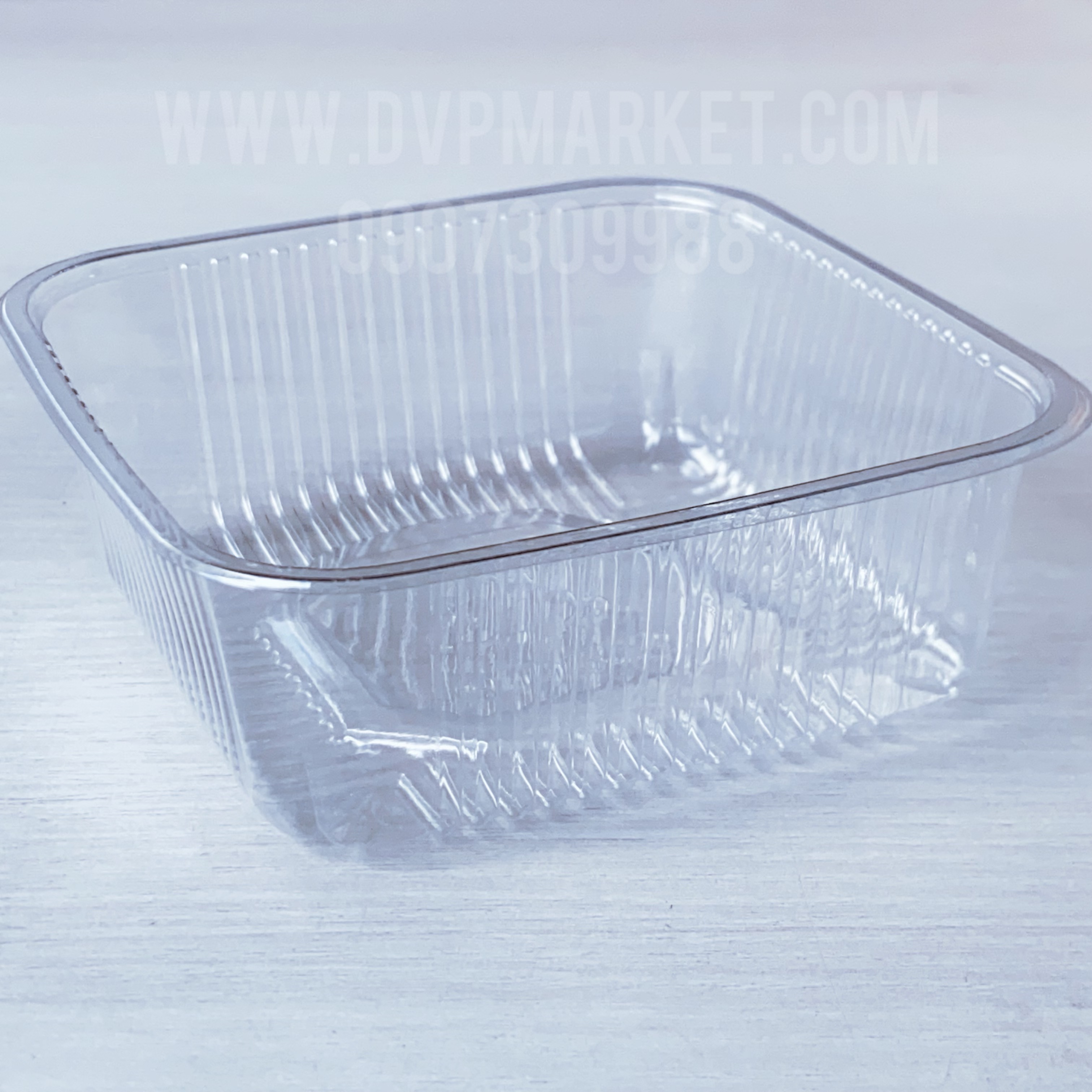 Trung Thu - Khay đựng bánh - Vuông - Trong - Xấp 50c - 9.0 (150g)