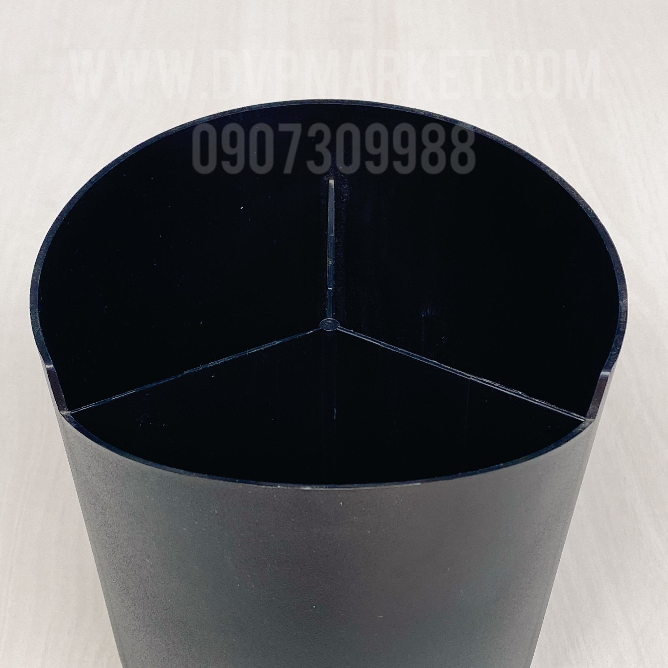 Khay đựng ống hút tròn 3 ngăn