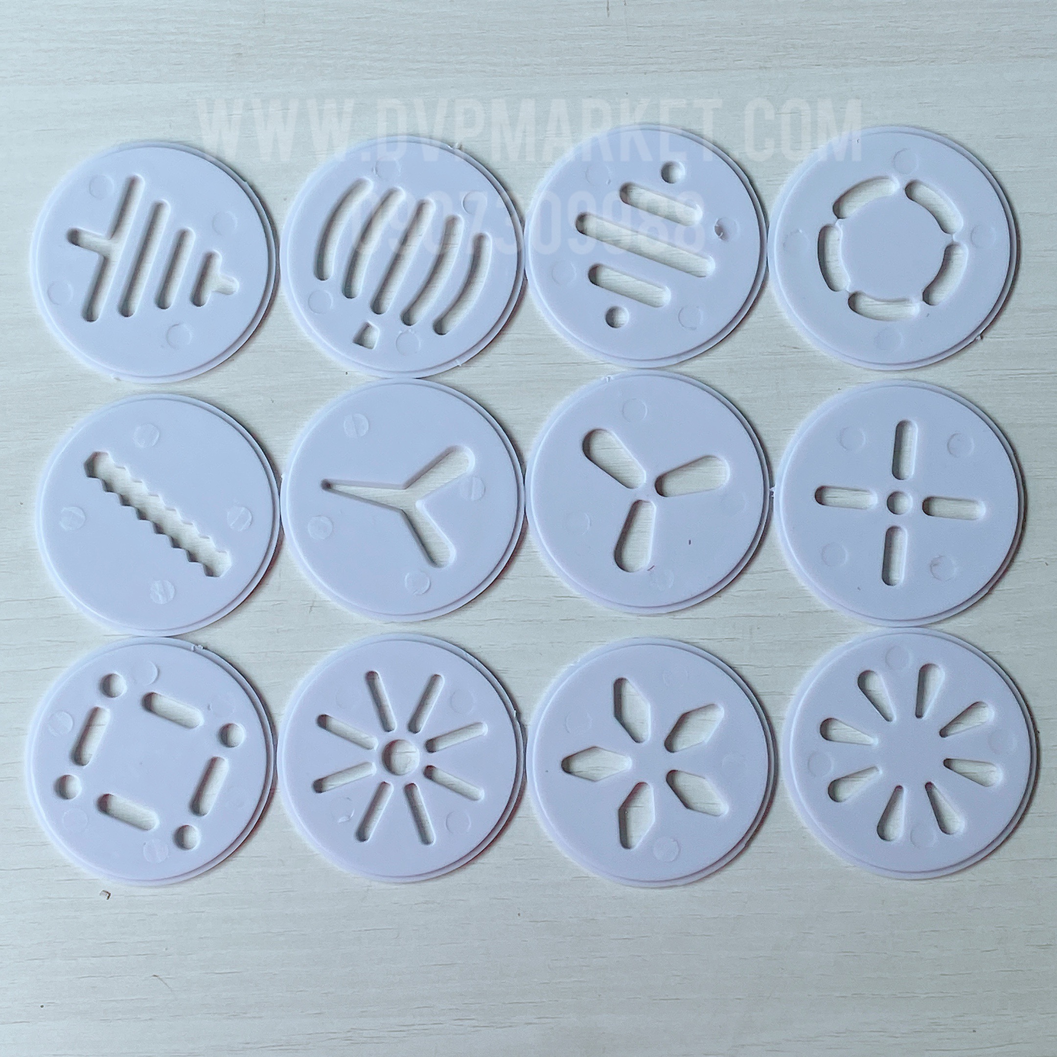 Khuôn cookies press nhựa