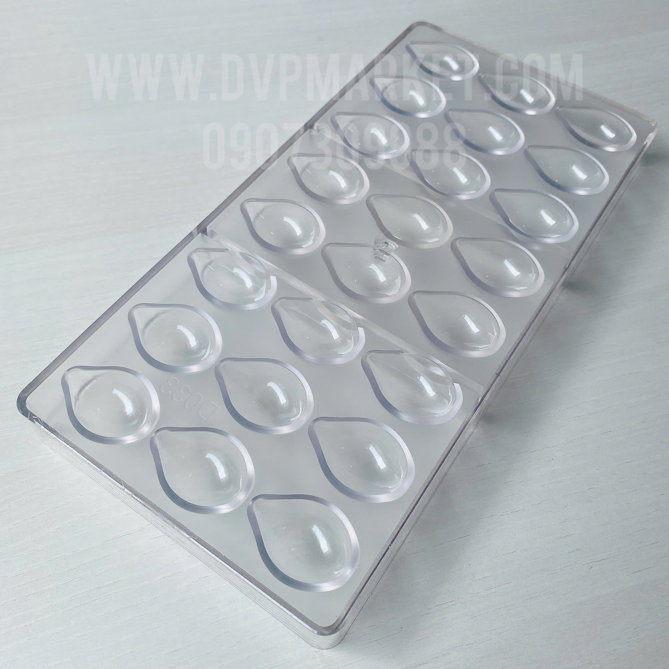 Khuôn socola D033 giọt nước nhỏ