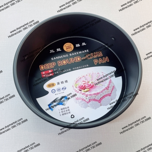 Sanneng SN5057 - Khuôn bánh tròn đế liền chống dính 9 inch