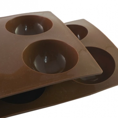 Khuôn silicon 6 nửa tròn lớn