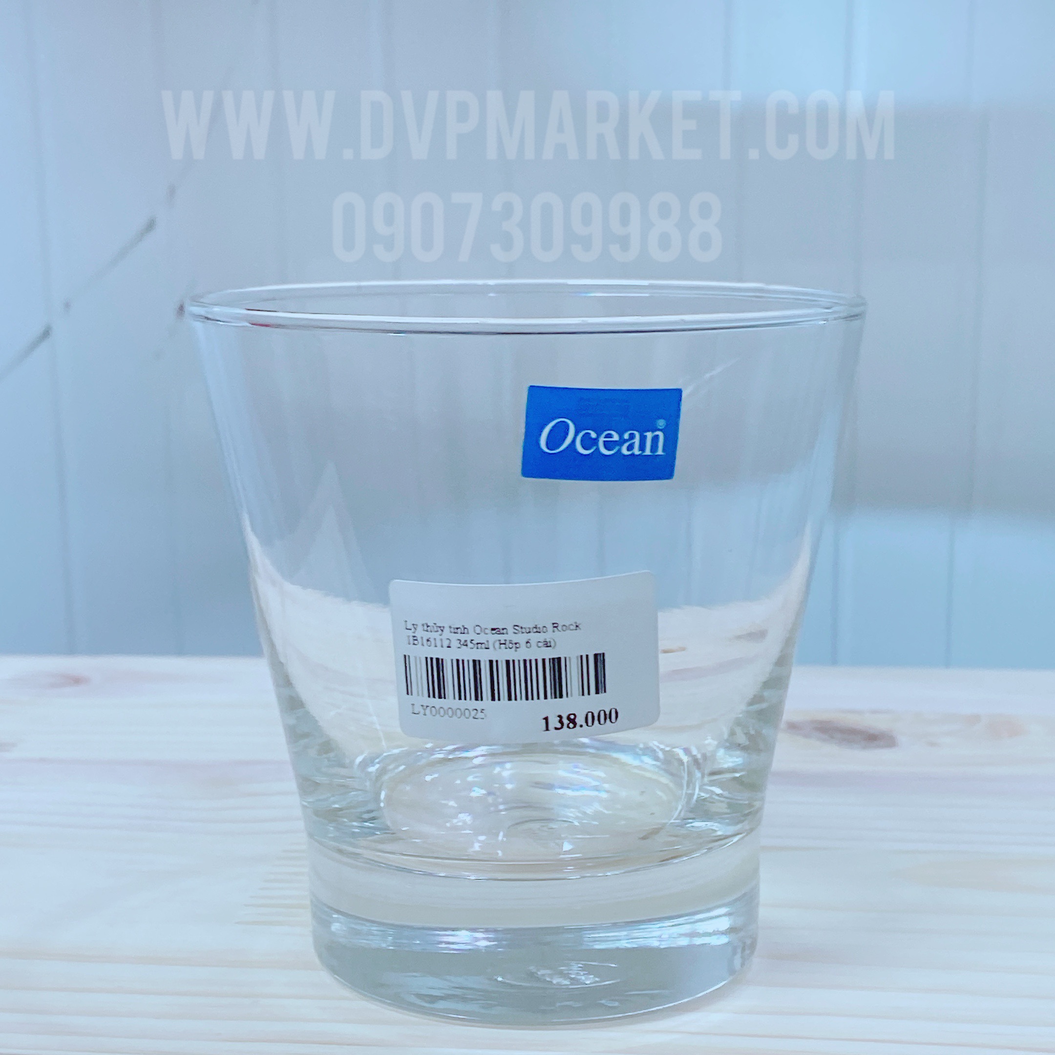 Ly thủy tinh Ocean Studio Rock 1B16112 345ml (Hộp 6 cái)