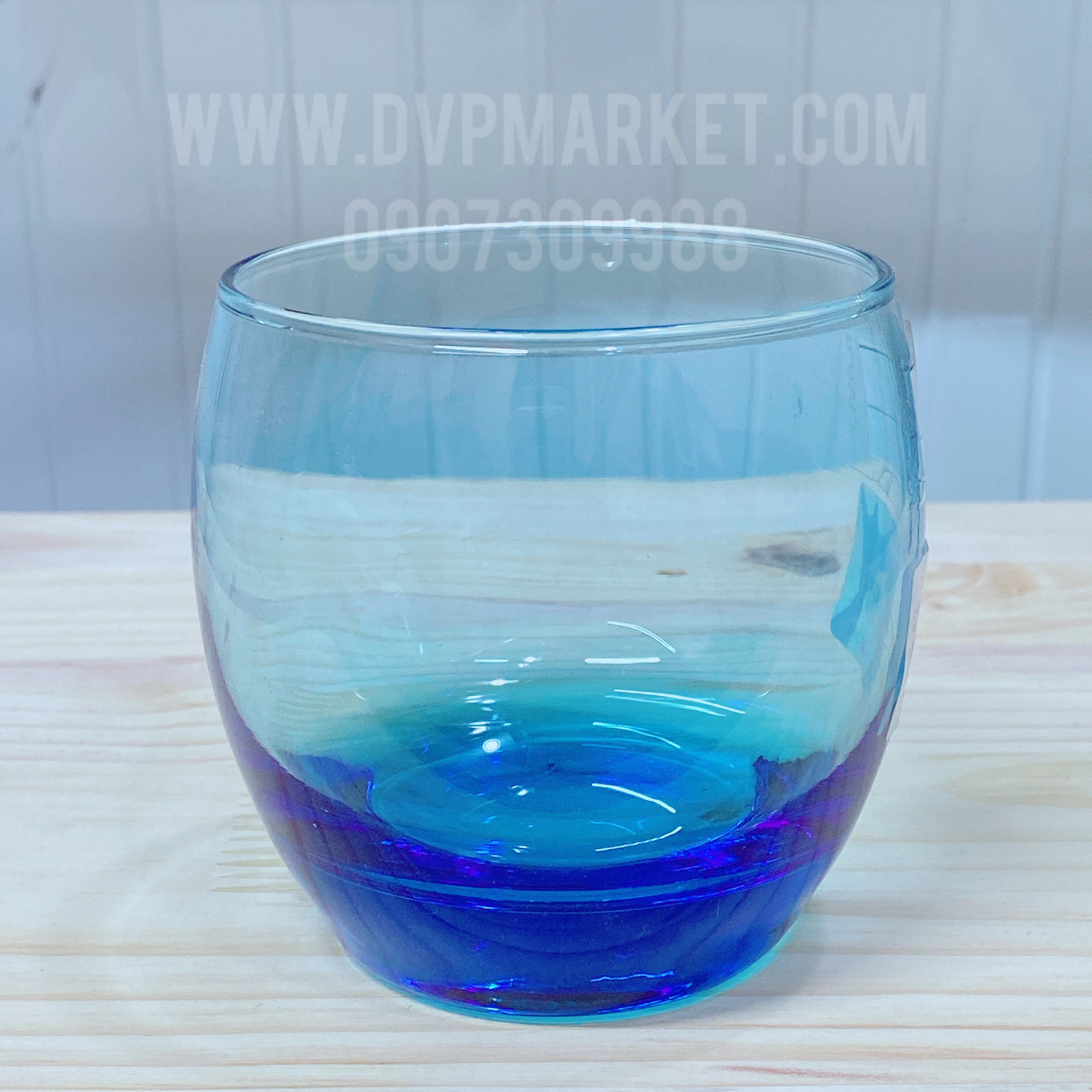 Ly thủy tinh Barrel - 41010 - 340ml - Xanh dương (Hộp 6 cái)