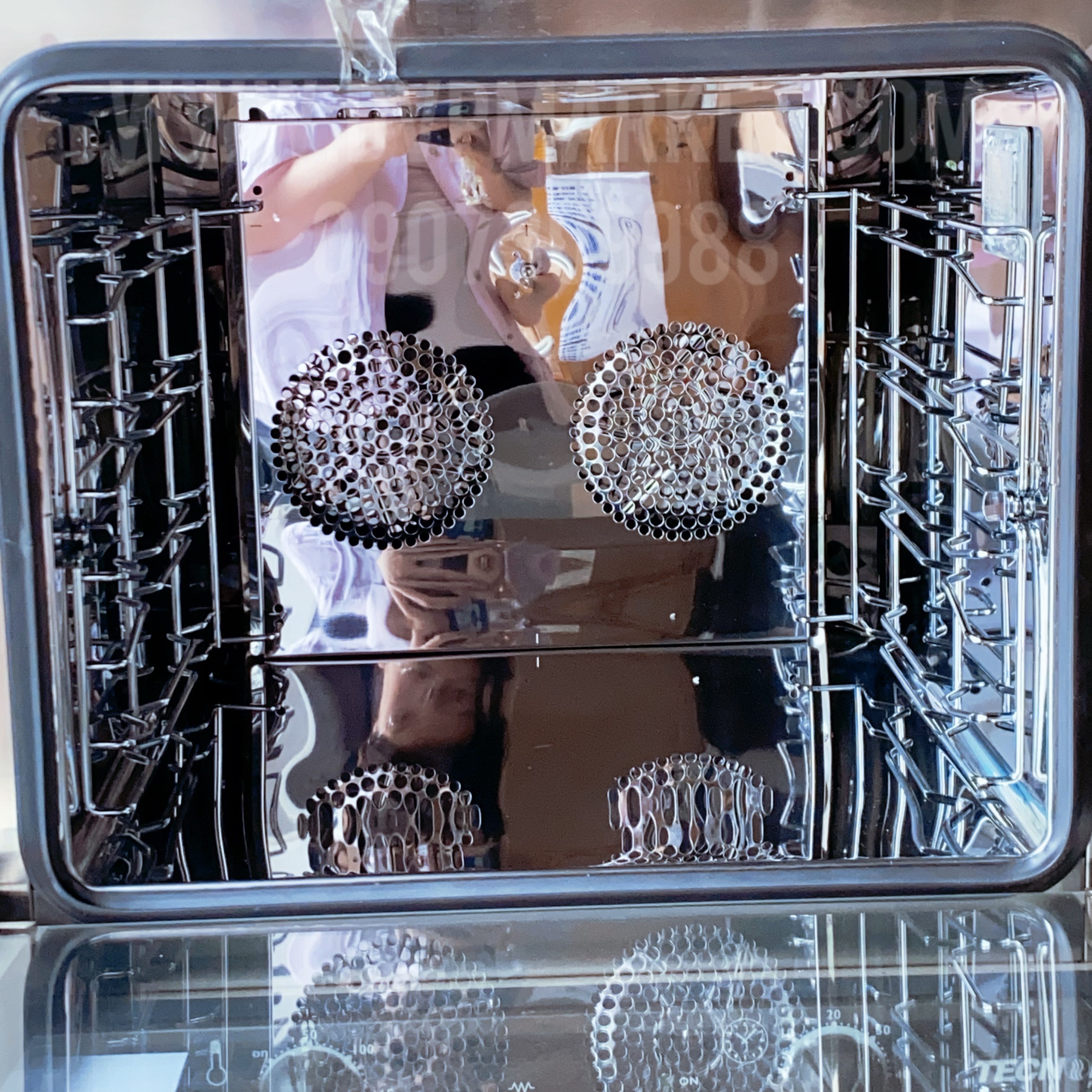 Lò nướng đối lưu xoay chiều Nerone 595 (1PH, 4 khay) - Cơ