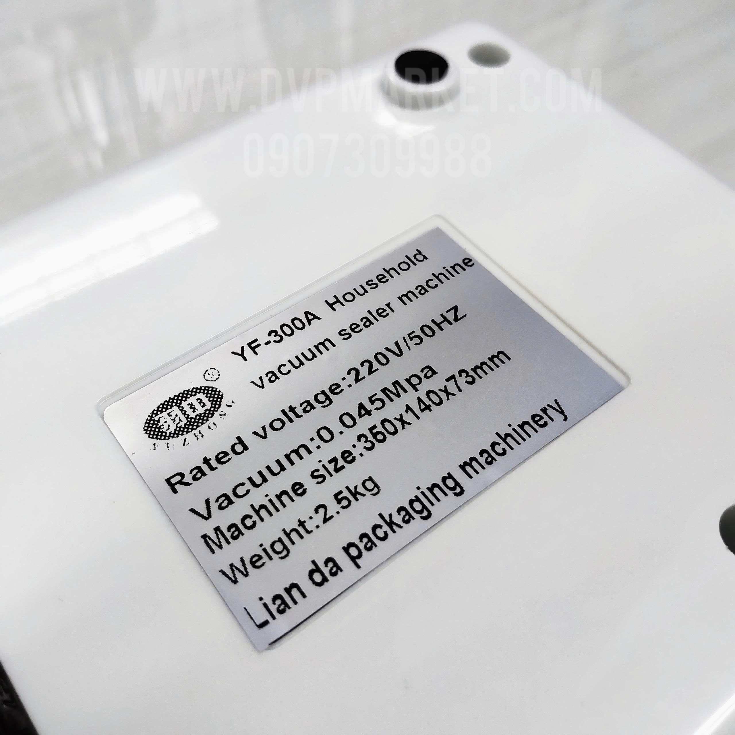 Máy hút chân không DZ 300A