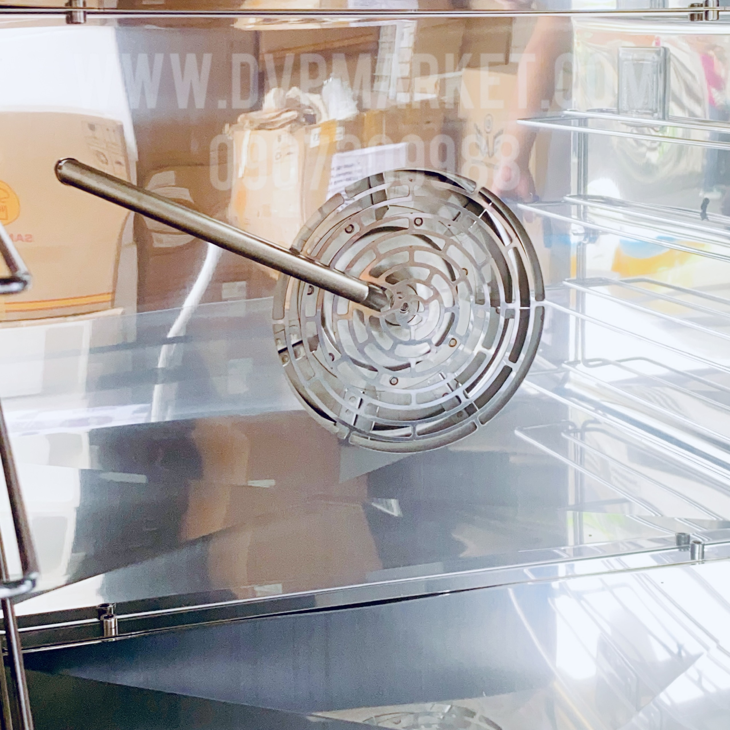 Lò nướng đối lưu xoay chiều Nerone 600 Plus Steam H20 (1PH, 4 khay) - Cơ