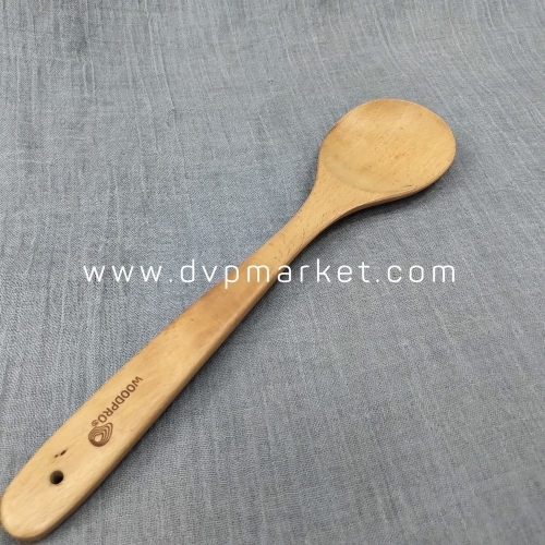 Muỗng gỗ tròn HQ lớn