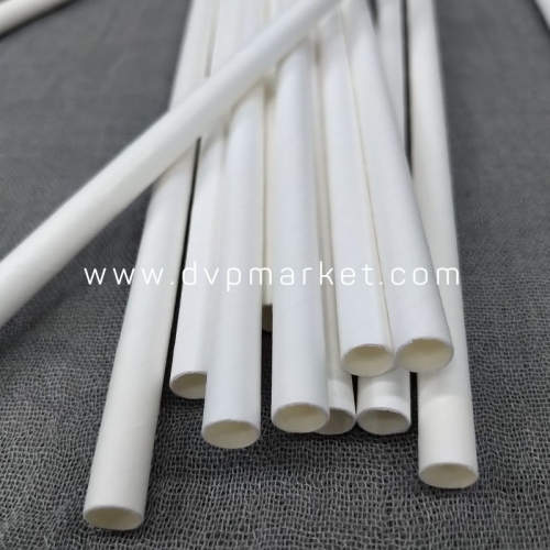Ống hút giấy phi 8 gói 100 ống