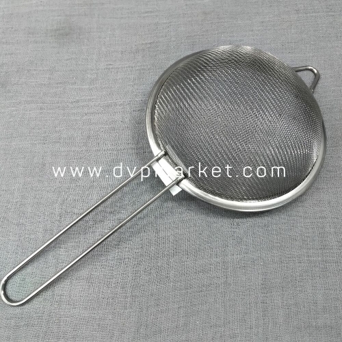 Dụng cụ rây lọc - Viền tròn - Inox - 16cm