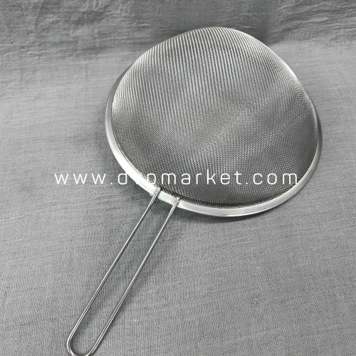 Dụng cụ rây lọc - Viền tròn - Inox - 16cm