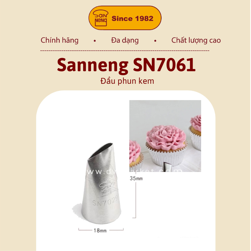 Sanneng SN7061 - Đâu phun kem