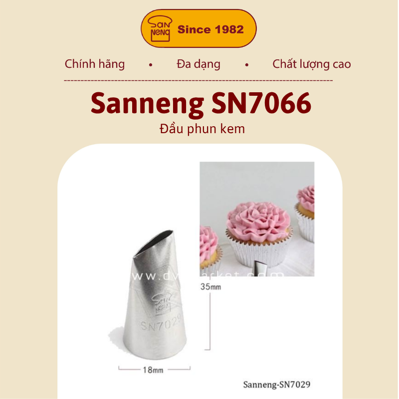 Sanneng SN7066 - Đầu phun kem