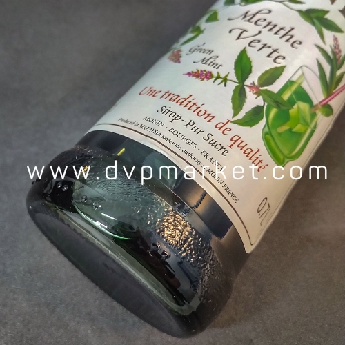 Syrup Monin Green mint 700ml - Bạc hà xanh