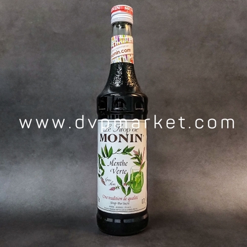 Syrup Monin Green mint 700ml - Bạc hà xanh