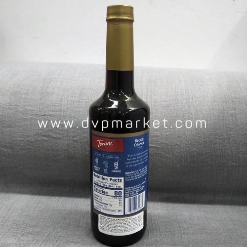 Syrup Torani Blood Orange 750ml - Cam đỏ