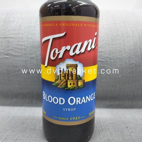 Syrup Torani Blood Orange 750ml - Cam đỏ