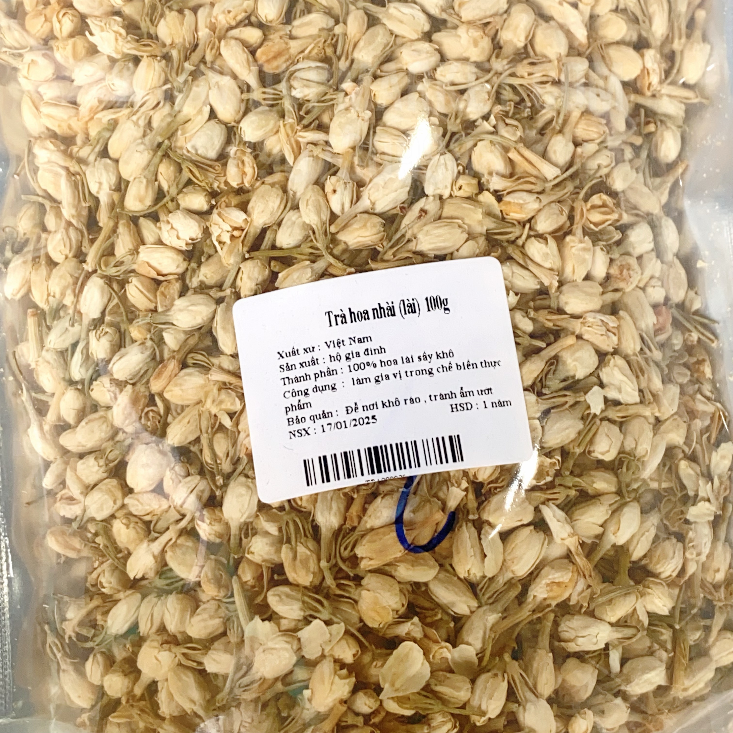 Trà hoa nhài (lài) 100g