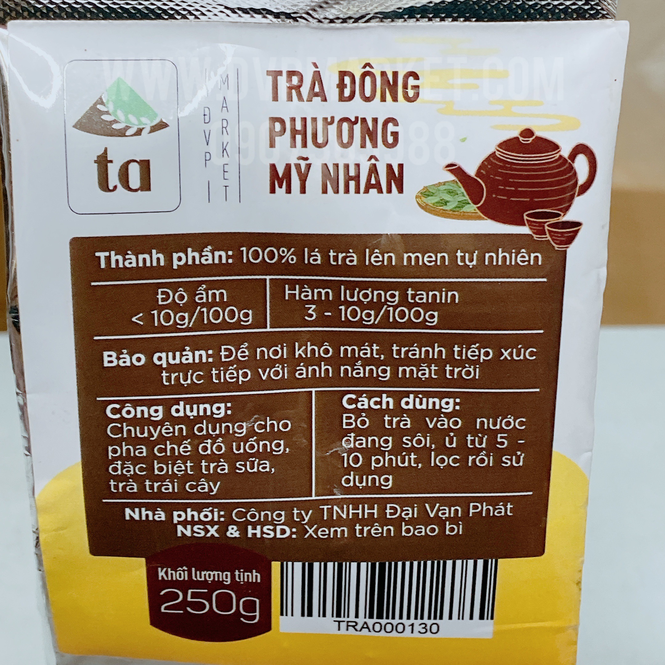 Trà TA Đông Phương Mỹ Nhân 501 250g