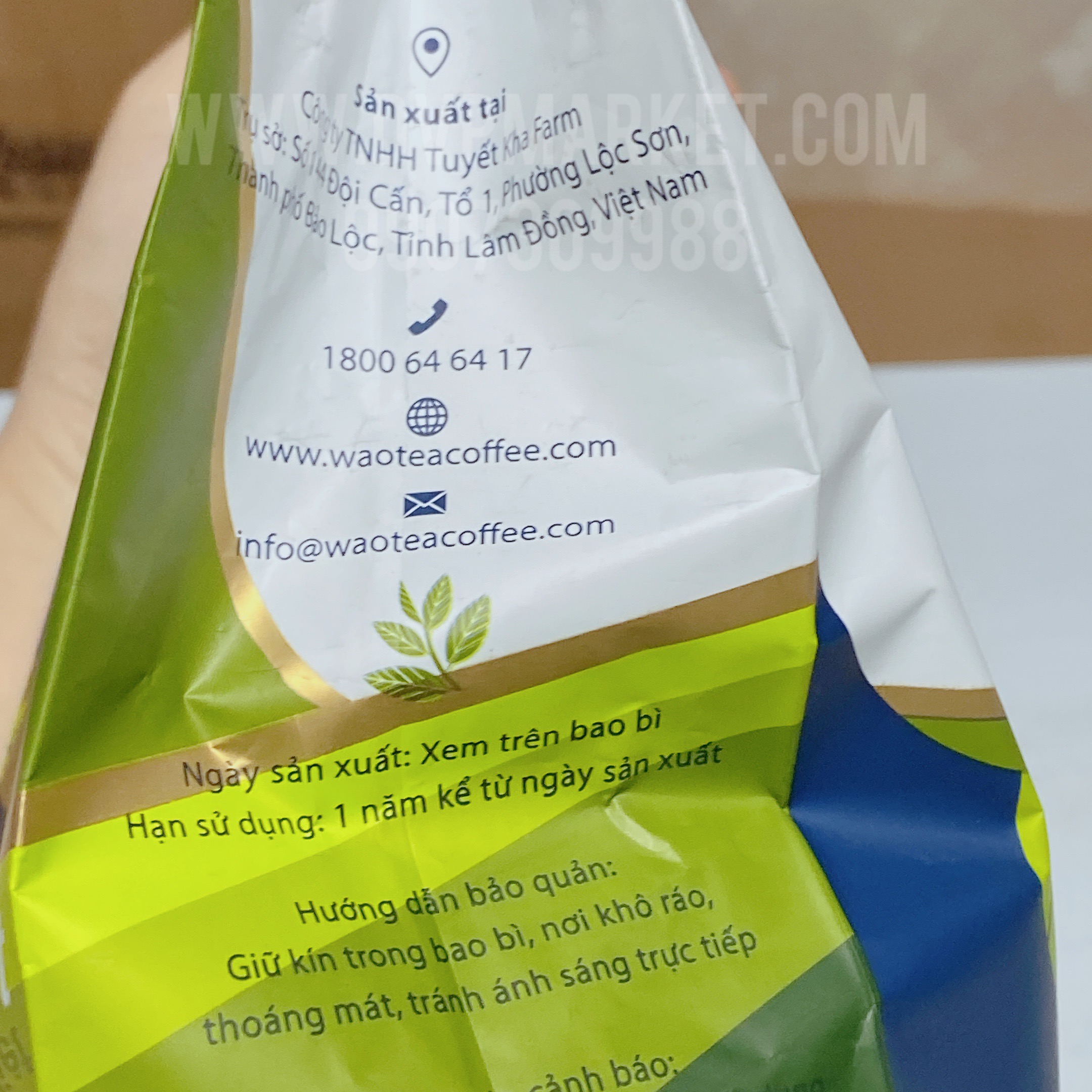 Trà WAO lục trà lài 500g