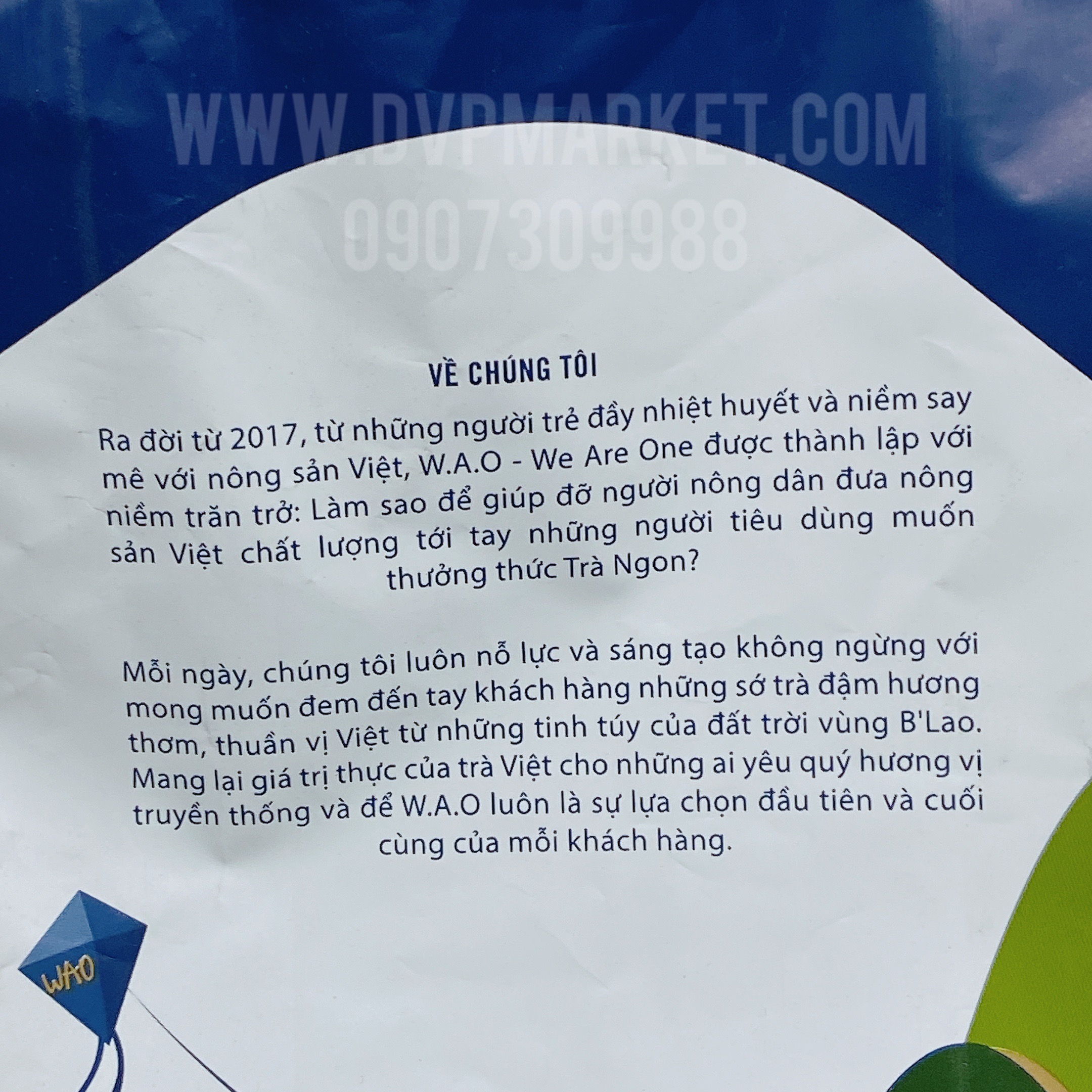 Trà WAO lục trà lài 500g