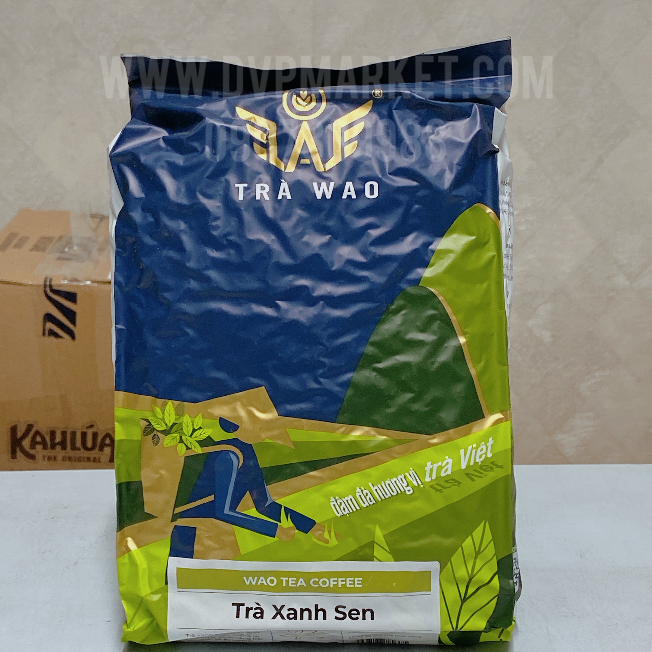 Trà WAO xanh sen 500g
