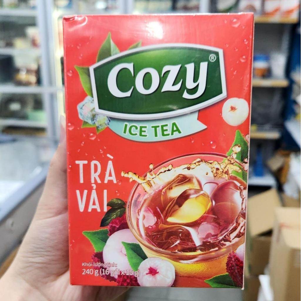 Cozy - Trà hòa tan Icetea - Vải - 270g (18 gói x 15g)