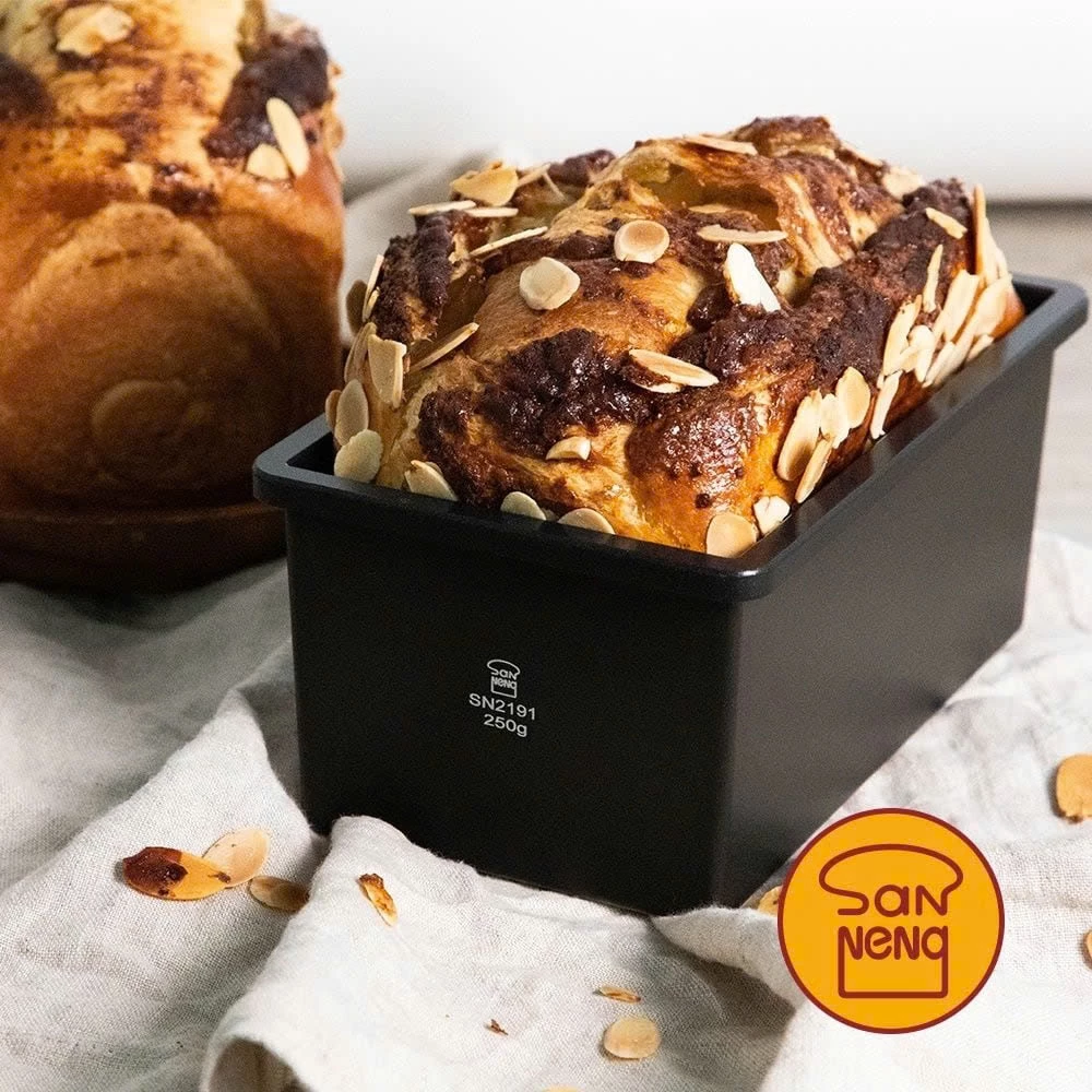 Sanneng SN2191 - Khuôn làm bánh Sandwich chống dính 250g (kèm nắp)