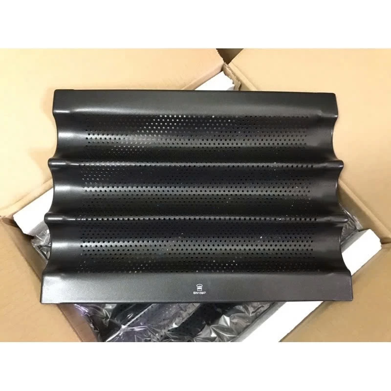 Sanneng SN1597 - Khay nhôm làm bánh mì Baguette