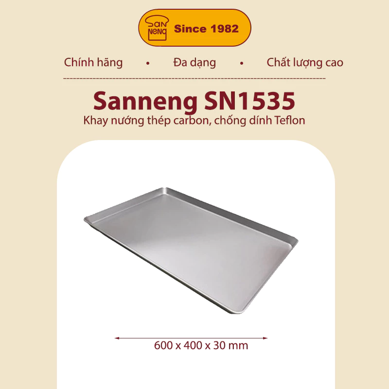 Sanneng SN1535 - Khay nướng 600x400x30