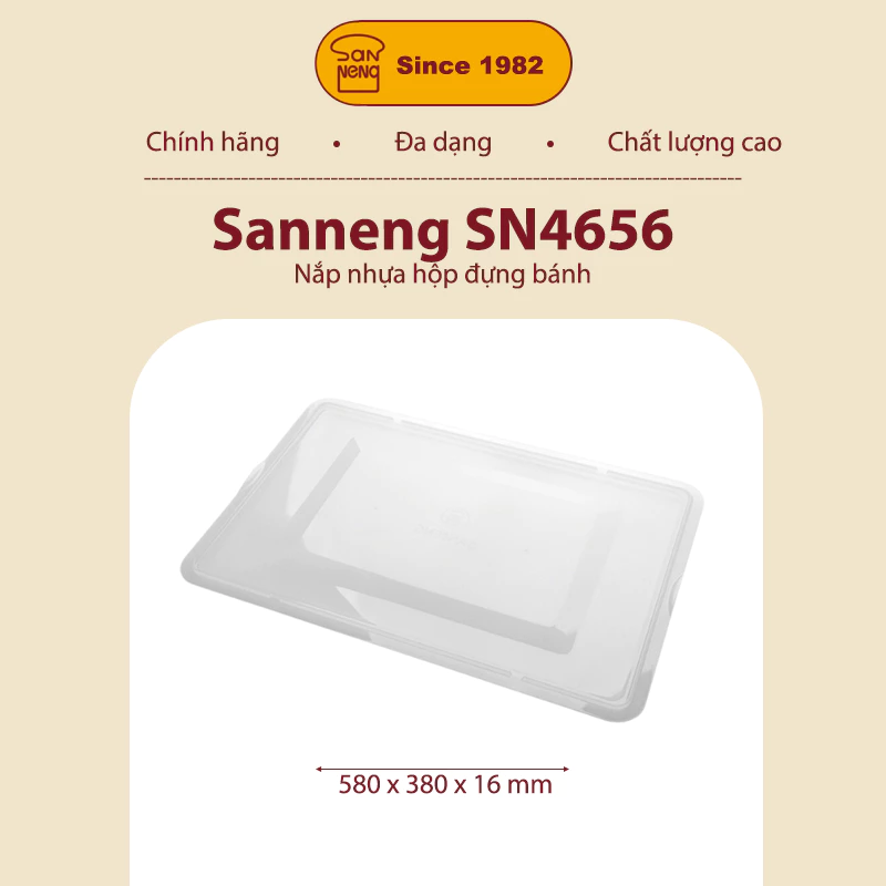 Sanneng SN4656 - Nắp hộp nhựa đựng bánh