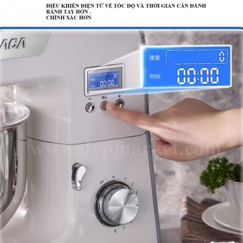 Máy trộn bột đa năng ACA Deluxe 1000W 5.5L (Điện tử/ hẹn giờ)
