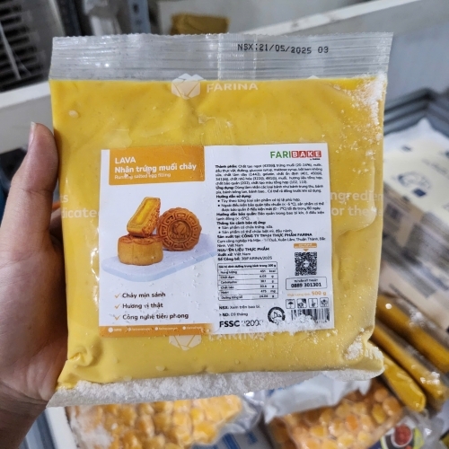 Lava - Nhân trứng muối chảy 500g