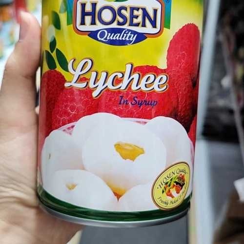Hosen - Vải ngâm đóng hộp (565g)