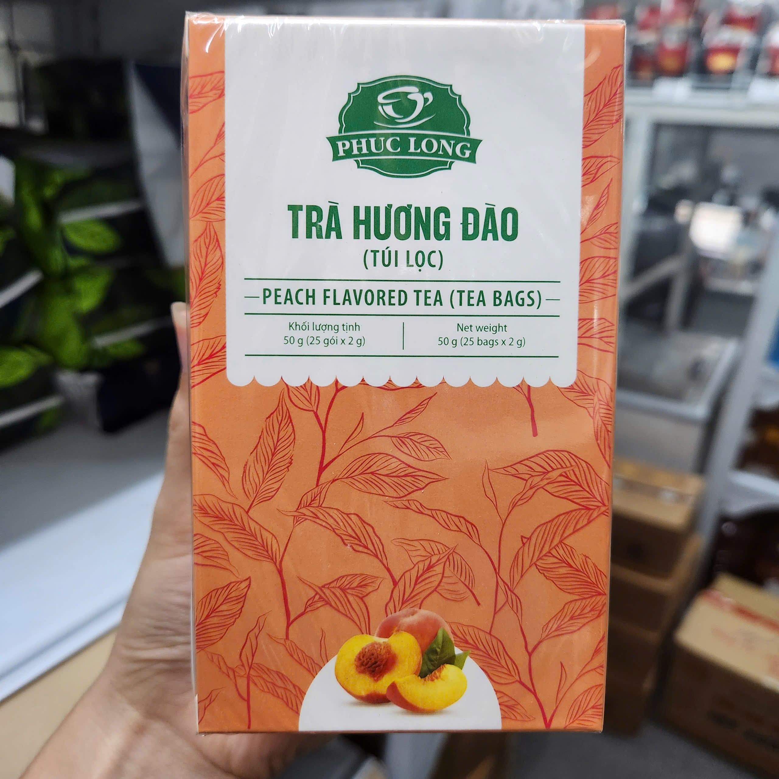 Trà Đào túi lọc Phúc Long 2g x 25 gói