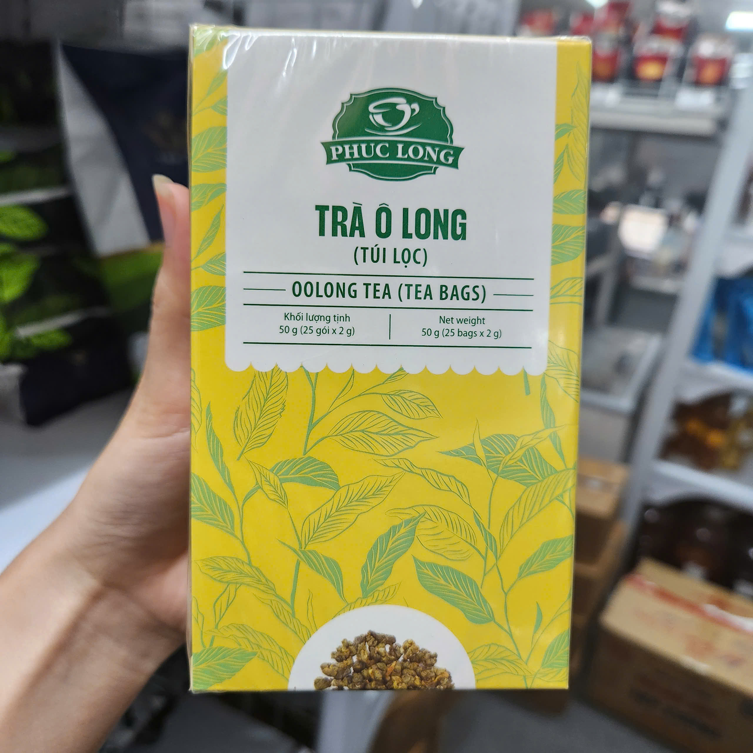 Trà olong túi lọc Phúc Long 2g x 25 gói