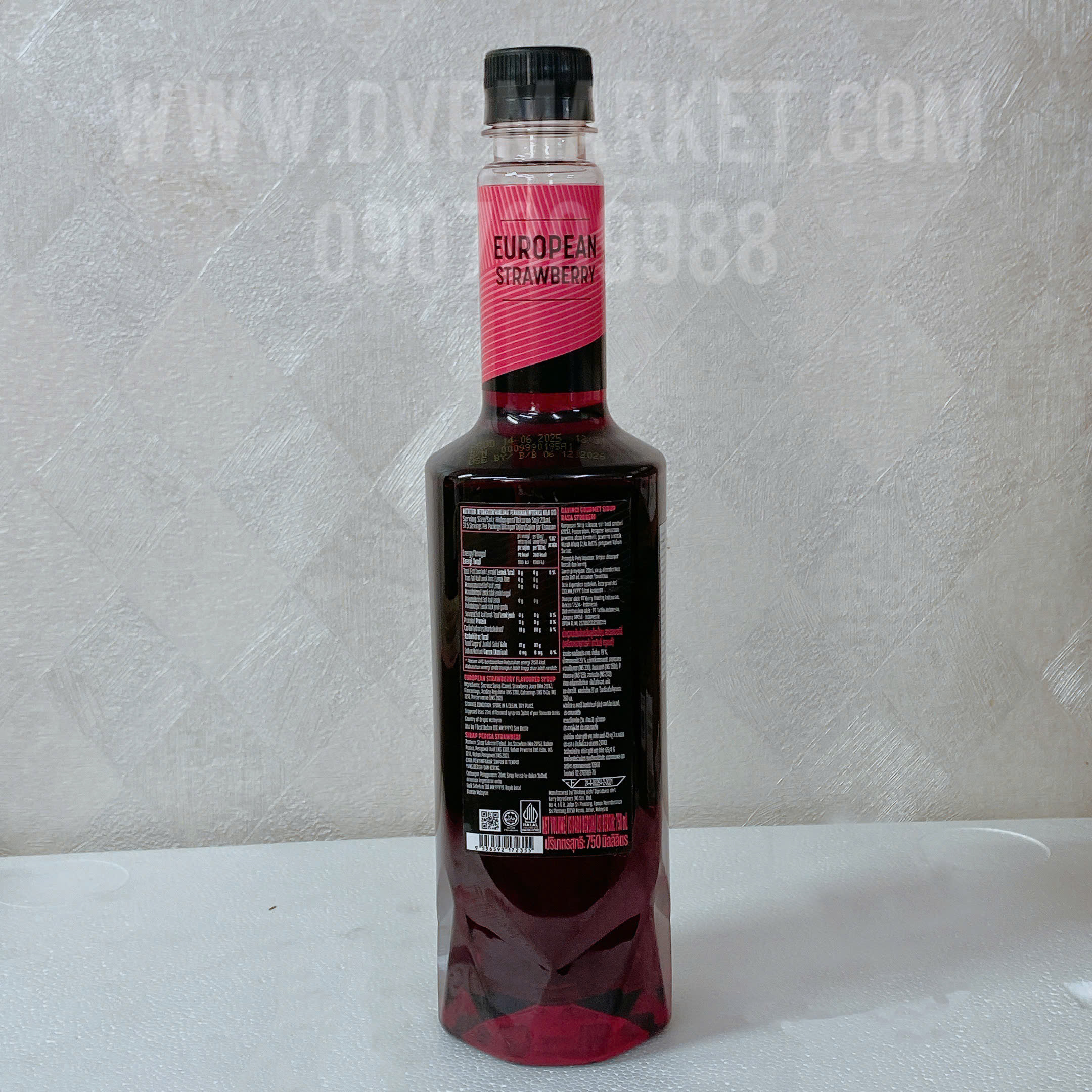 Syrup Davinci Gourment Strawberry - Dâu (750ml)
