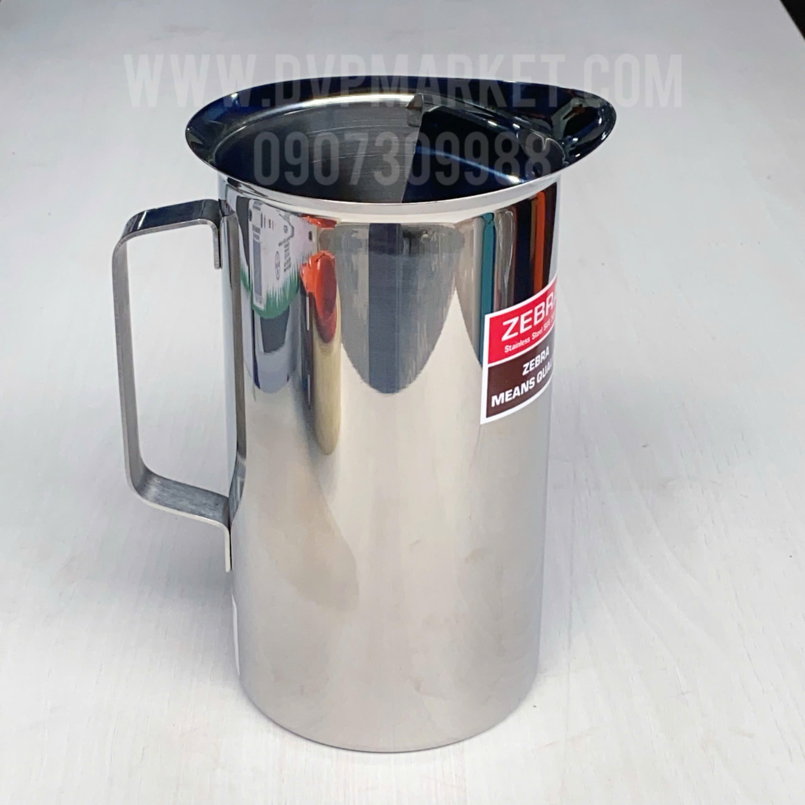 Ca đựng nước - Inox - Zebra - 1.9L (Không nắp)
