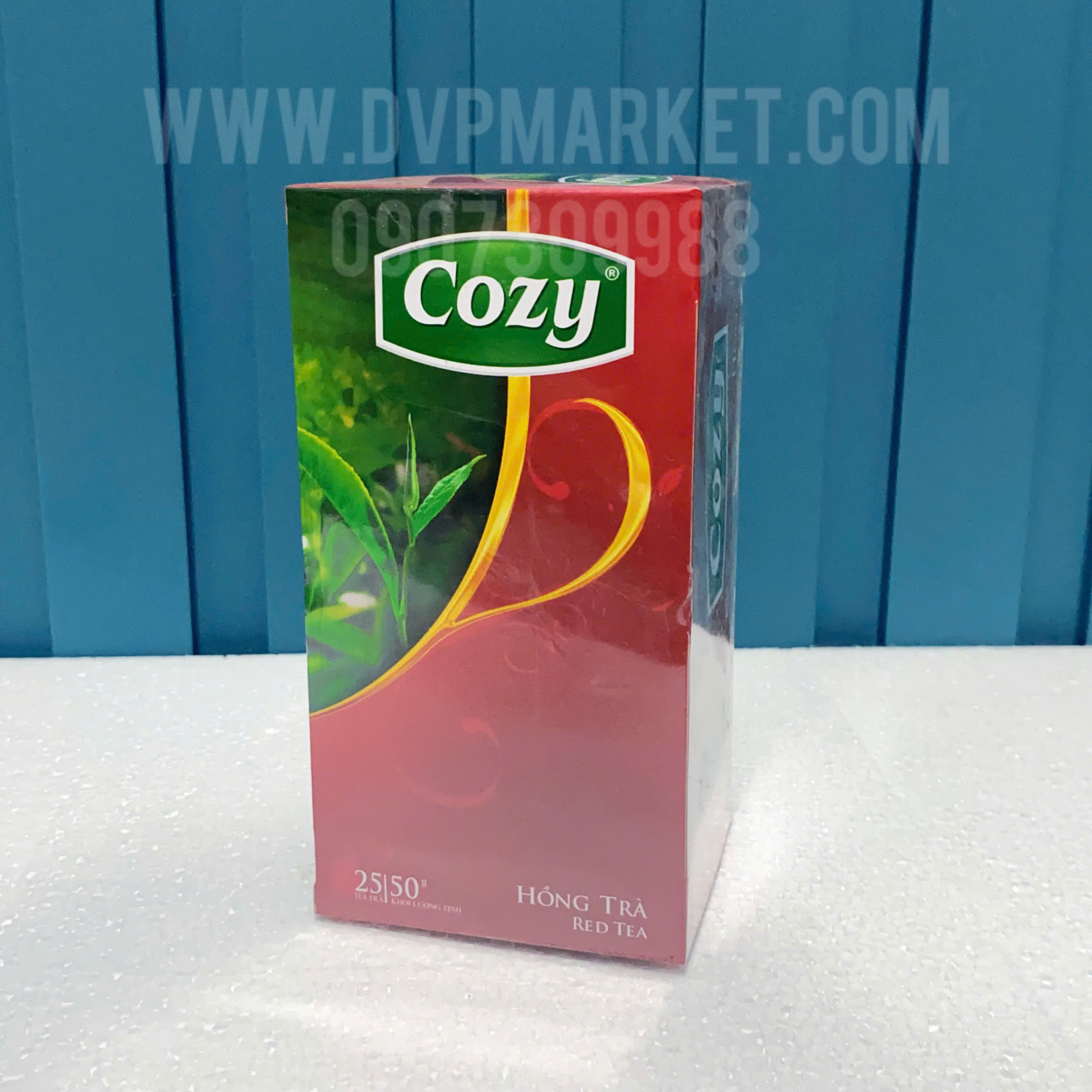 Cozy - Trà túi lọc - Hồng trà - 50g (25 túi x 2g)