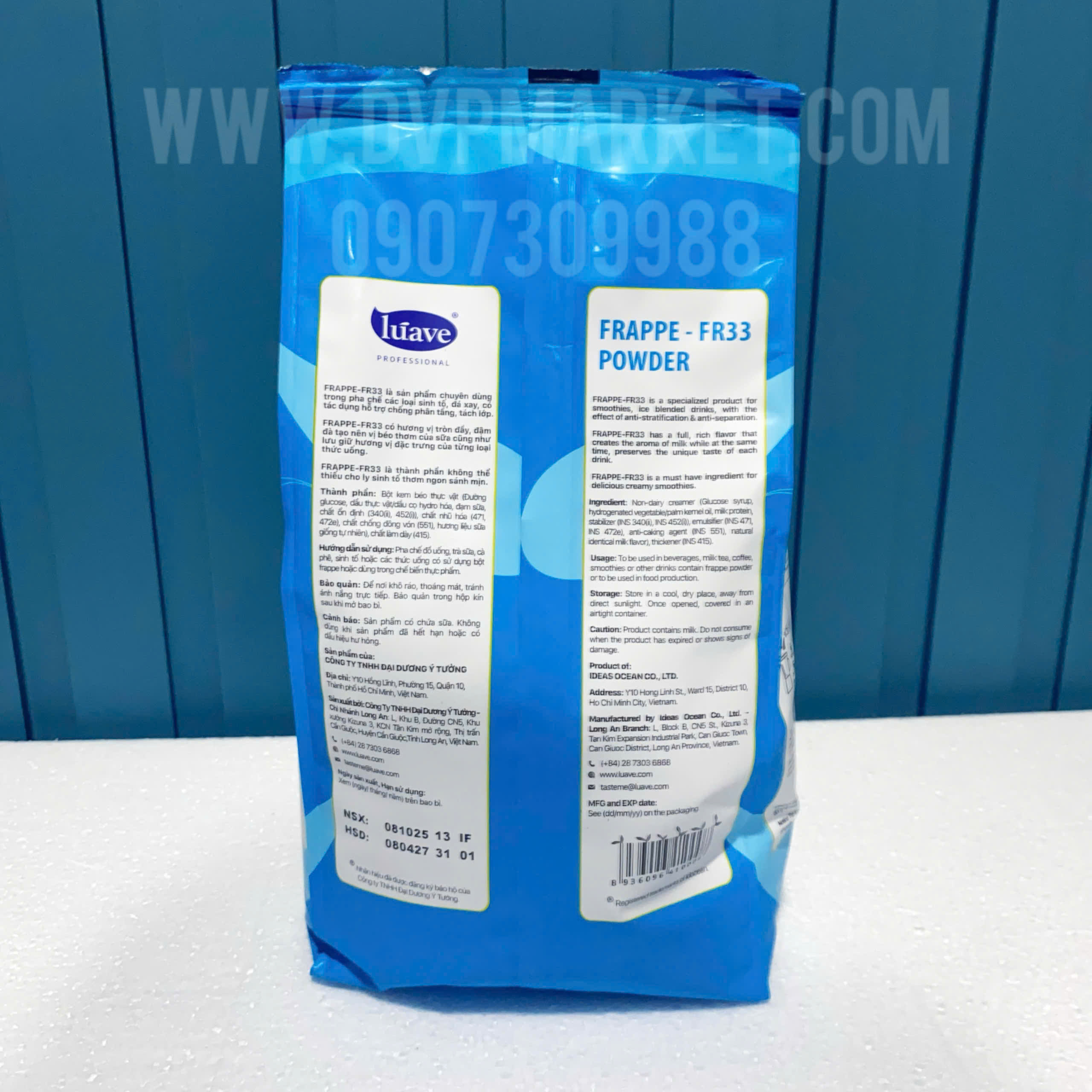 Bột Milk foam Luave 500g - Nguyên Vị