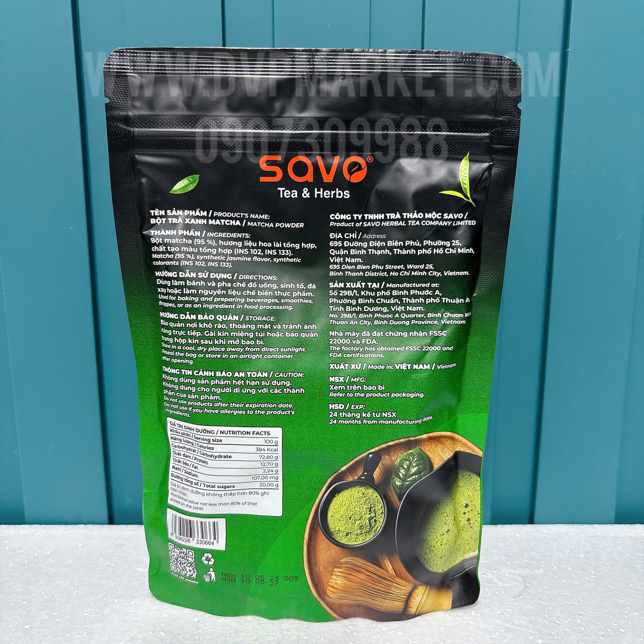 Savo - Bột Matcha (200g)