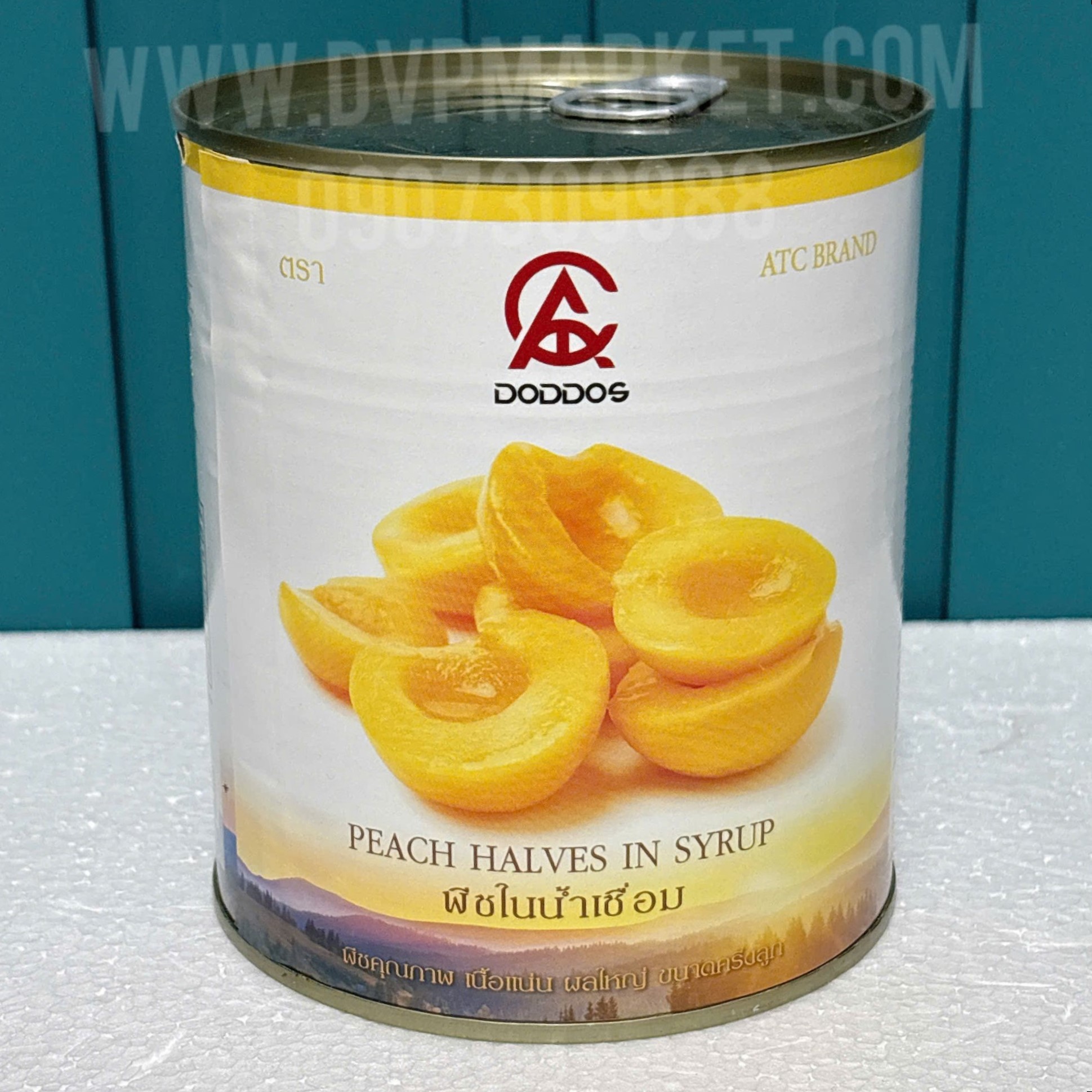 Doddos Thái - Đào ngâm đóng hộp (820g)