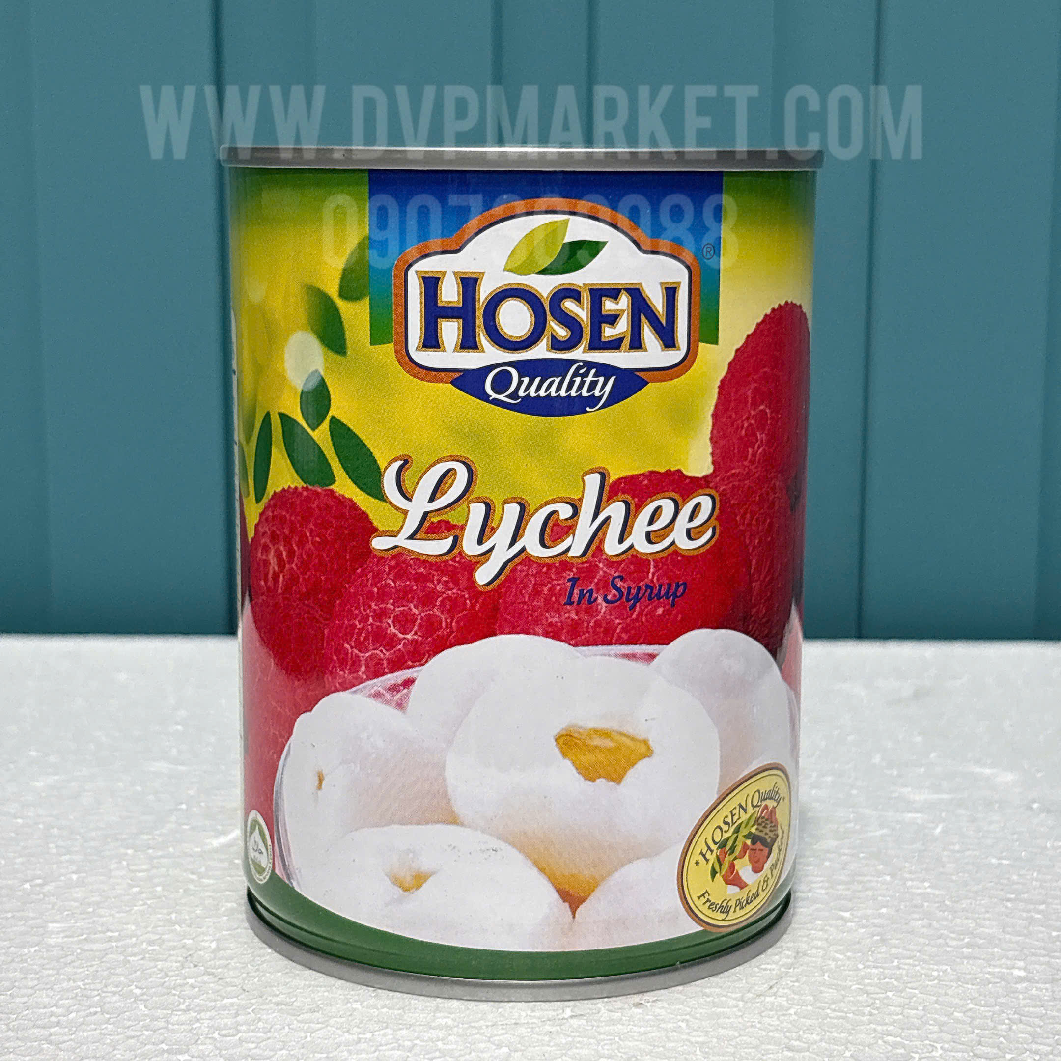 Hosen - Vải ngâm đóng hộp (565g)