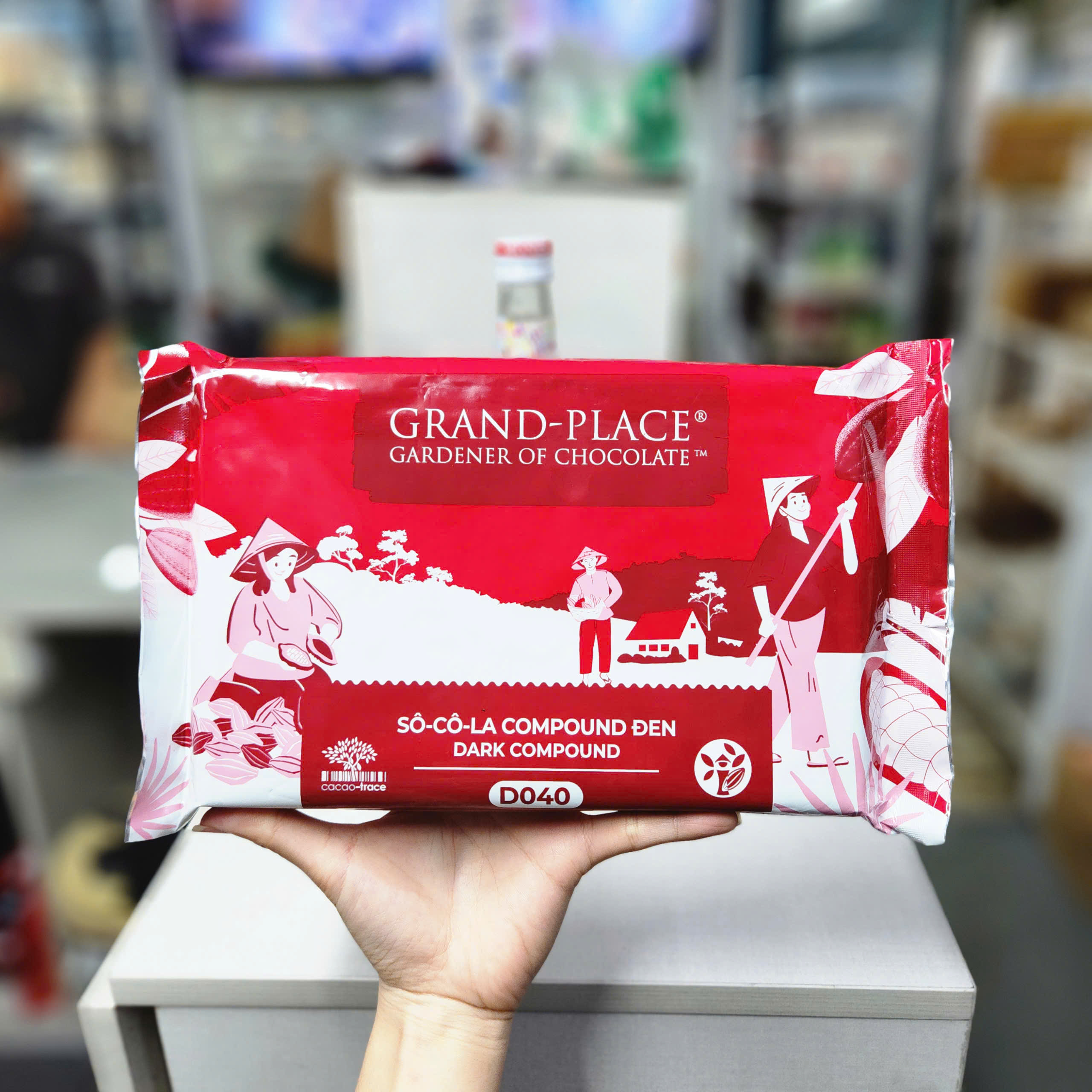 Puratos - Socola Compound đen D040 (1kg)