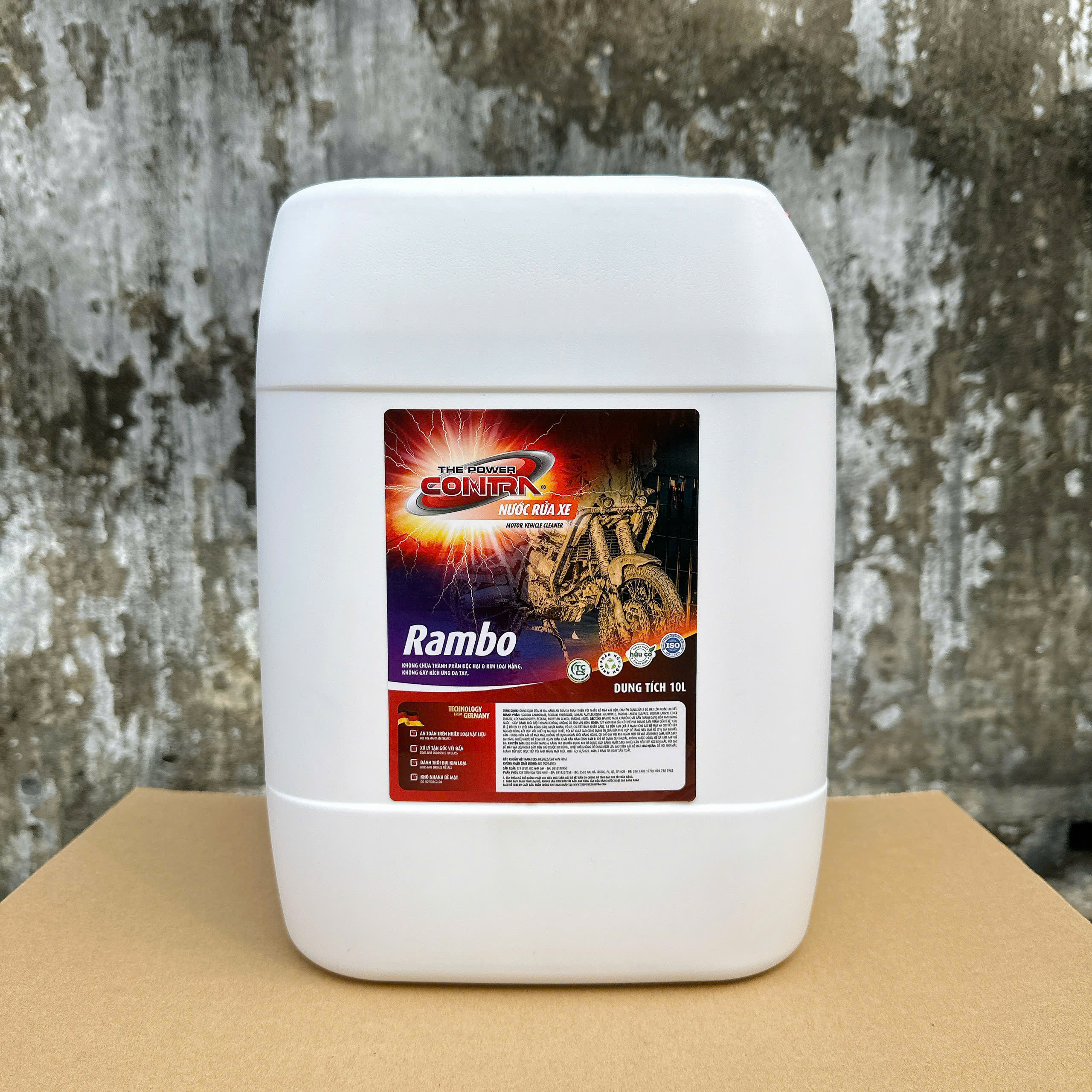 Contra - Rửa xe - Rambo - 10 lít