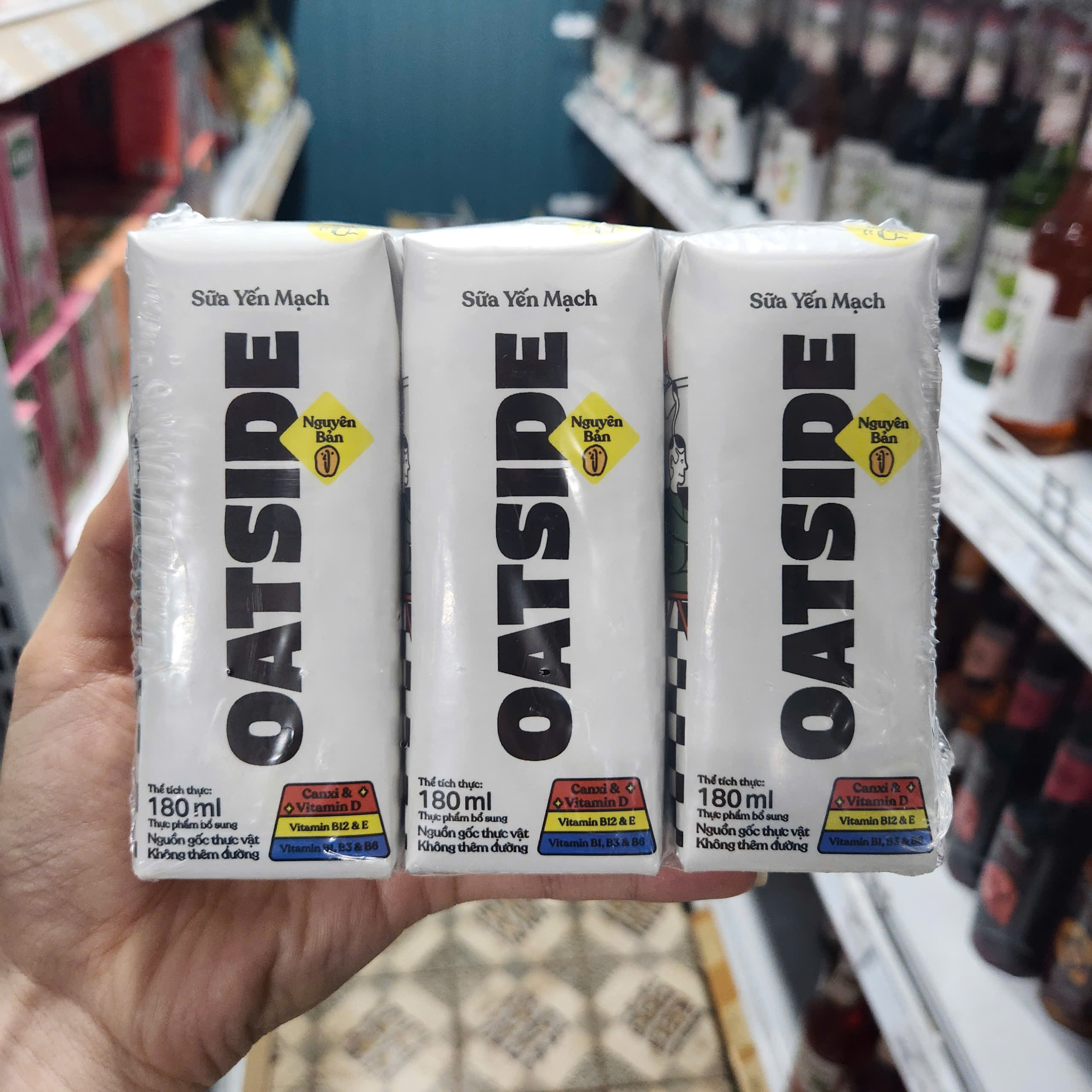 Sữa yến mạch OATSIDE  - vị nguyên bản 24 x 180ml (thùng)