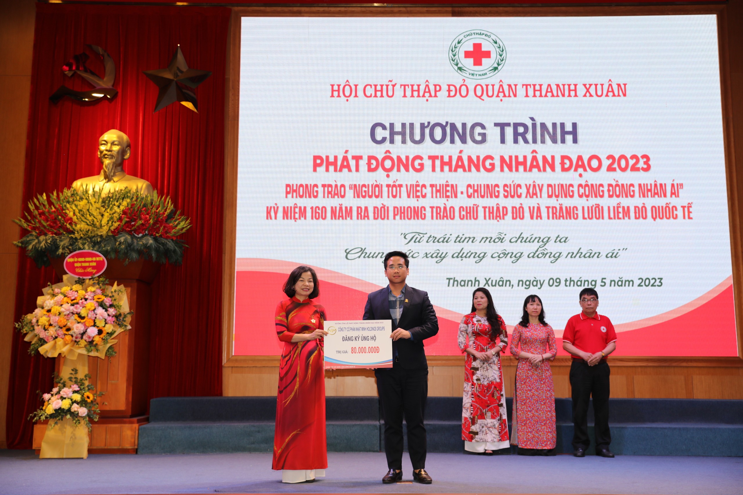 Nhật Minh Group hưởng ứng Phong trào “Tháng Nhân Đạo” kỷ niệm 160 năm ra đời Ngày Chữ thập đỏ và Trăng lưỡi liềm đỏ Quốc tế