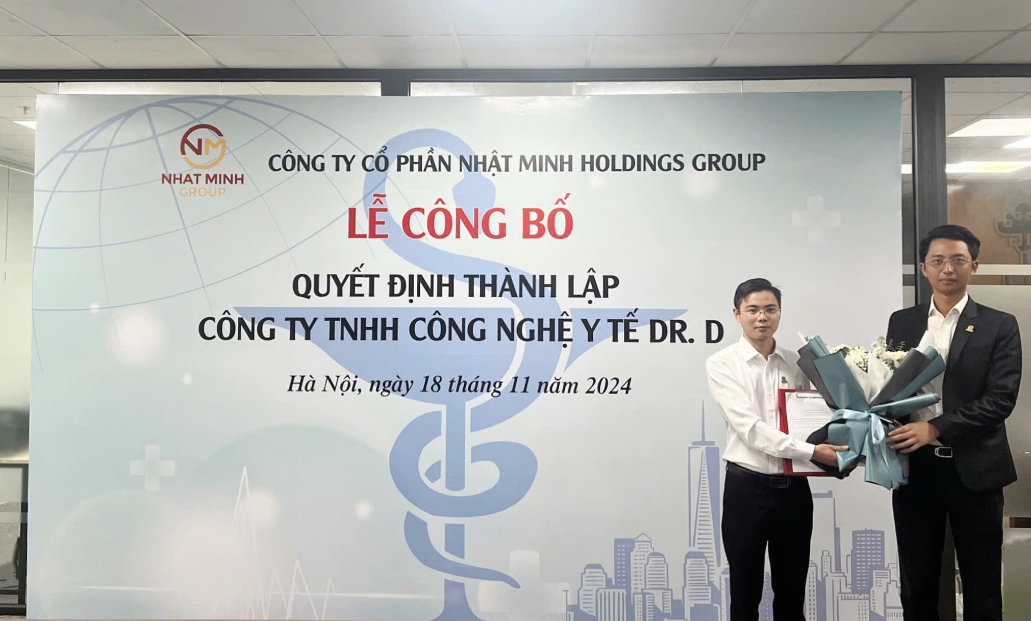 Công Bố Quyết Định Thành Lập Công Ty TNHH Công Nghệ Y Tế Dr. D – Một Bước Tiến Mới Của Nhật Minh Group