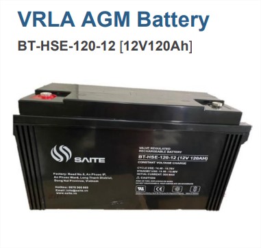 Ắc quy SAITE BT-HSE-120-12 (12V120Ah)